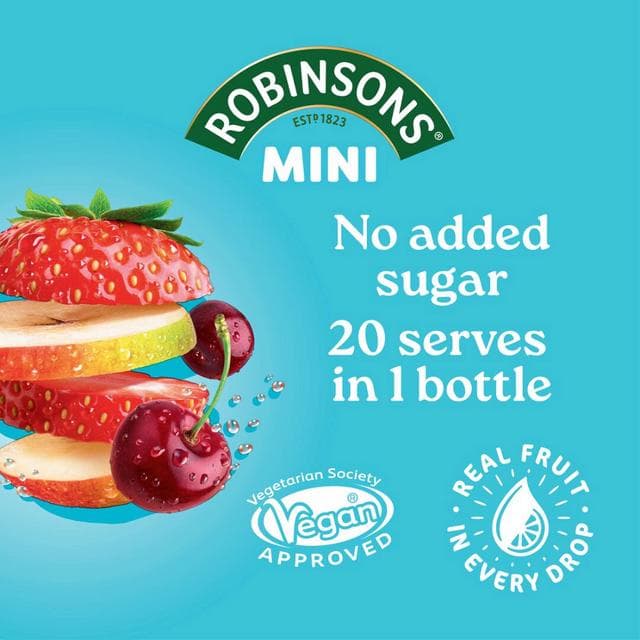 Robinsons Mini Summer Fruits On the Go Squash 66ml - gallery image 2