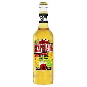 Desperados Tequila Lager Beer Bottle 650ml