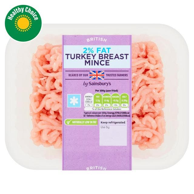 Sainsbury's British 2% Fat Turkey Breast Mince 250g - gallery image 1