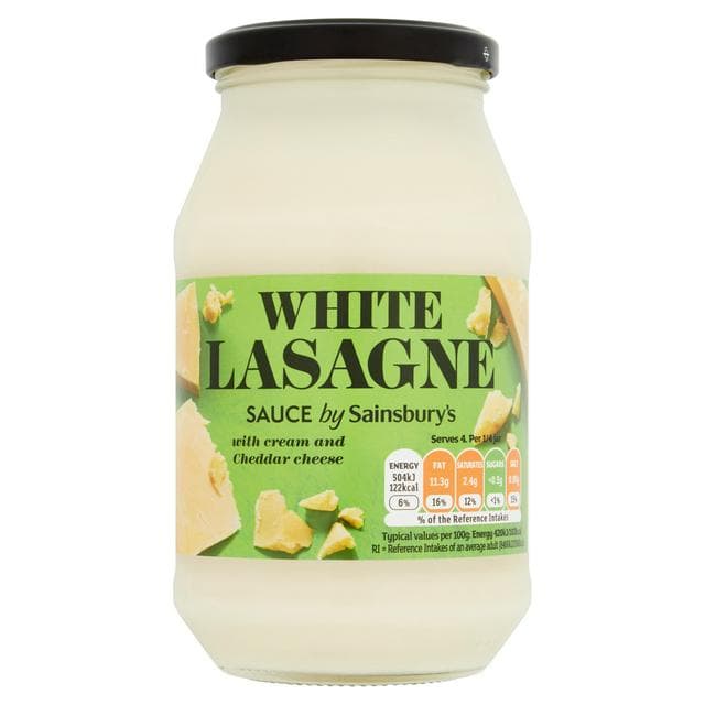 Sainsbury's Lasagne Sauce Creamy White 480g - gallery image 1