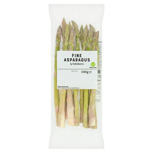 Sainsbury's Asparagus Fine 100g - gallery image 1