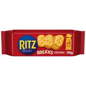 Ritz 190g Breaks Original Crackers Multipack Snack Lunchbox