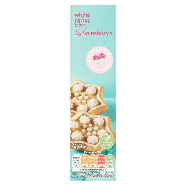 Sainsbury's White Designer Icing 120g - gallery image 1