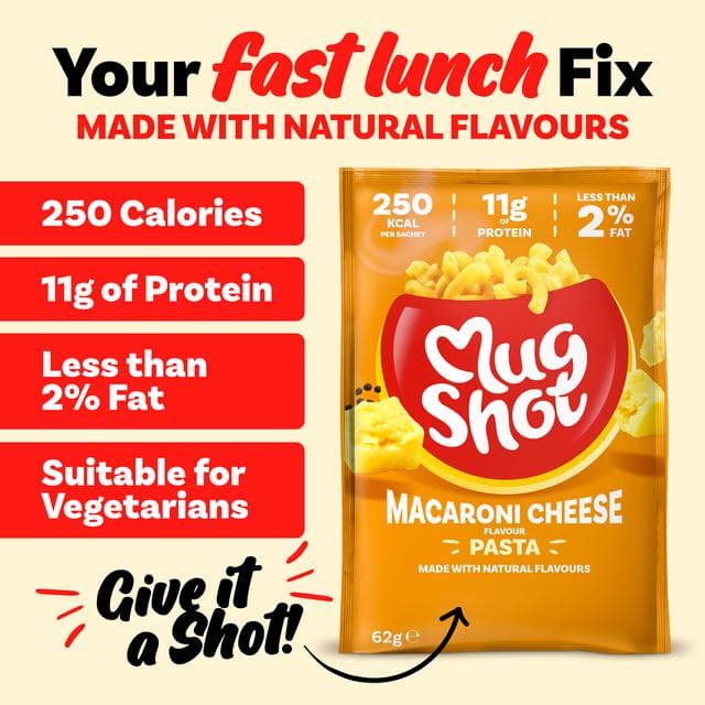 Mug Shot Noodles Macaroni Cheese 68g - gallery image 2