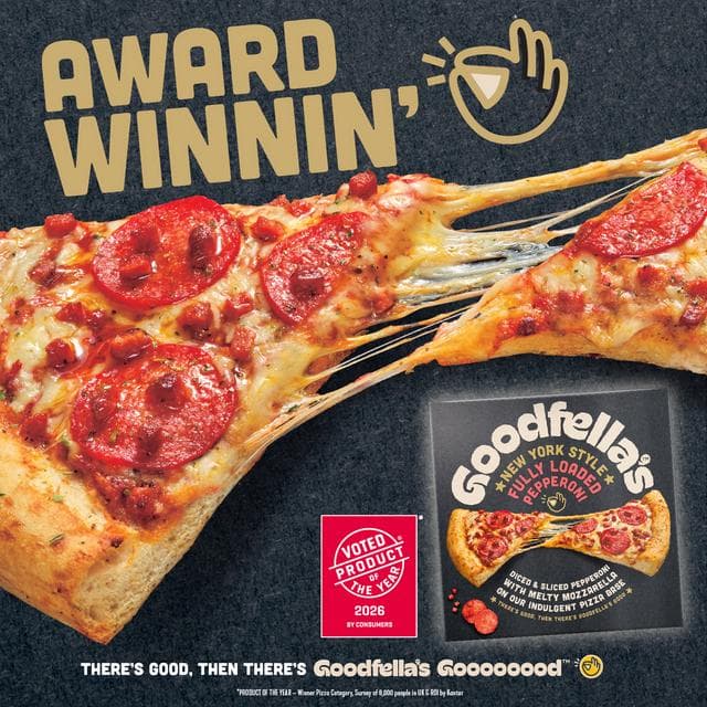 Goodfella's 532g New York Style Fully Loaded Pepperoni Takeaway Pizza - gallery image 2