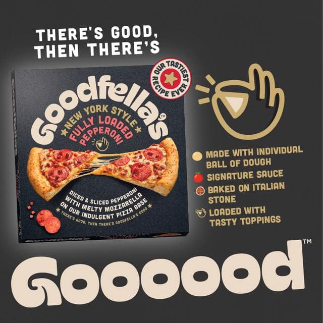 Goodfella's 532g New York Style Fully Loaded Pepperoni Takeaway Pizza - gallery image 3