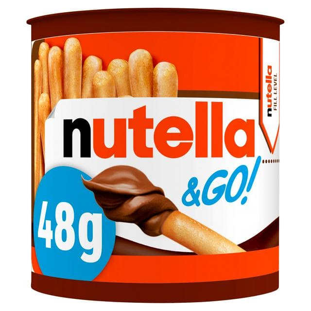 Nutella & Go! Hazelnut & Chocolate Spread + Breadsticks Snack 48g - gallery image 1