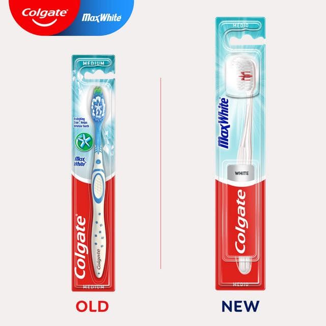 Colgate Max White Medium Toothbrush x3 - gallery image 2