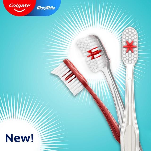 Colgate Max White Medium Toothbrush x3 - gallery image 5