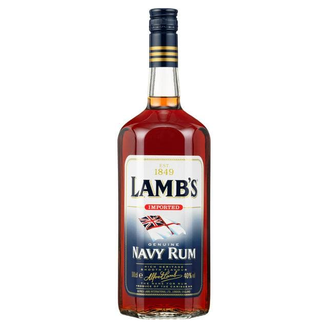 Lamb's Genuine Navy Dark Rum 1L - gallery image 1