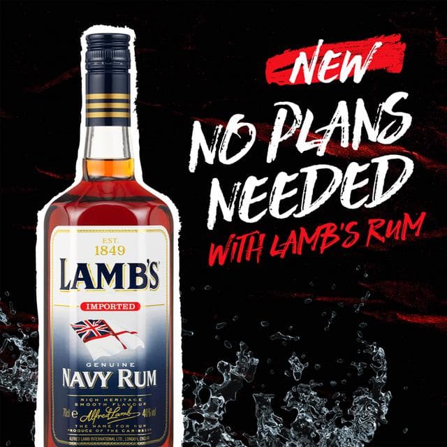Lamb's Genuine Navy Dark Rum 1L - gallery image 2
