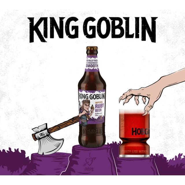 King Goblin Ruby Ale Beer Bottle 500ml - gallery image 2