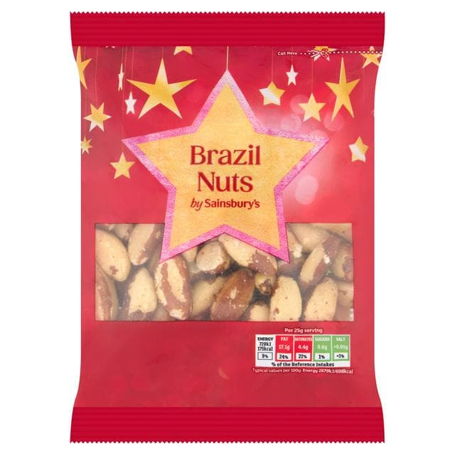 Sainsbury's 250g Christmas Brazil Nuts - gallery image 1