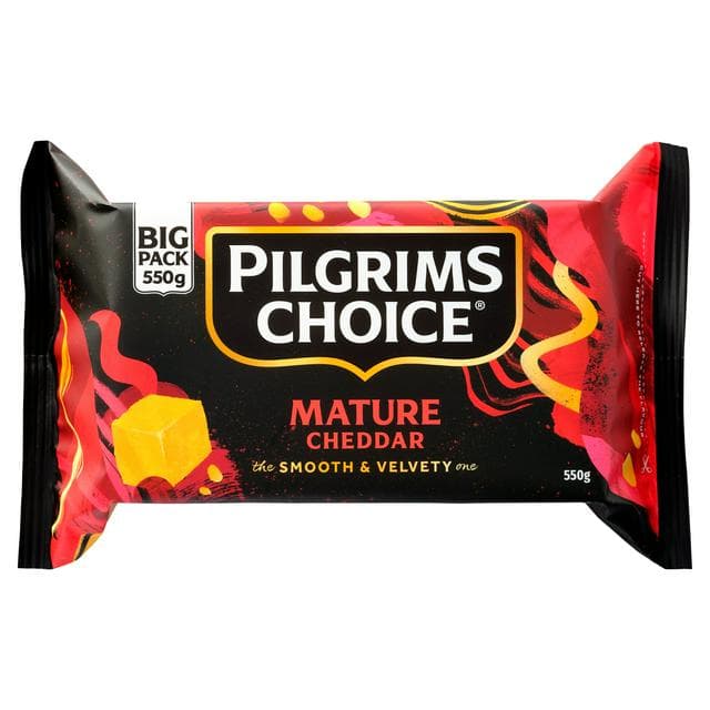 Pilgrims Choice Mature Cheddar Cheese 550g - gallery image 1
