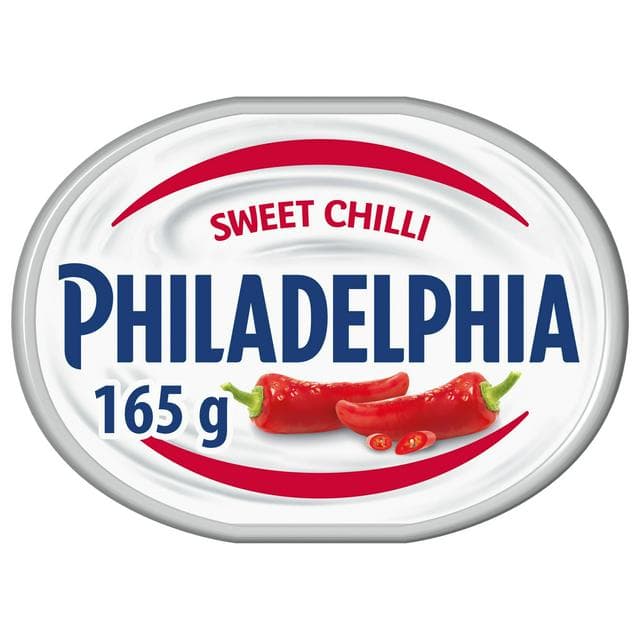 Philadelphia 165g Sweet Chilli Soft Cream Cheese Tub - gallery image 1