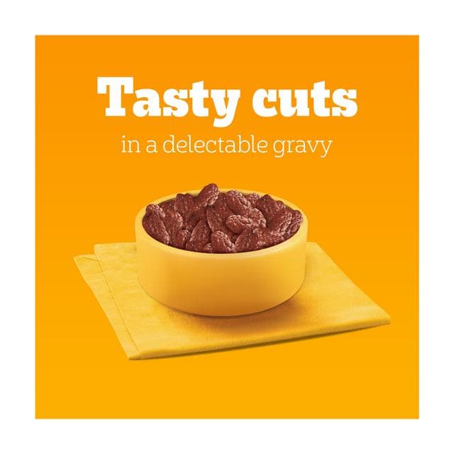 Pedigree Adult Wet Dog Food Pouches Mixed In Gravy 12x100g - gallery image 3