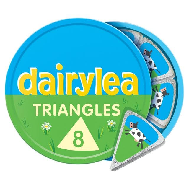 Dairylea 8 x Triangles Multipack Cheese Spread 125g - gallery image 1