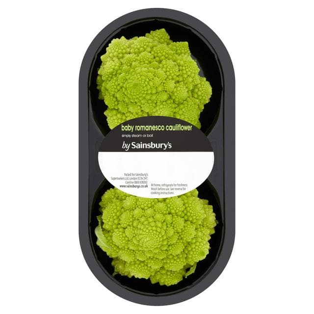 Sainsbury's Baby Romanesco Cauliflower x2 - gallery image 1