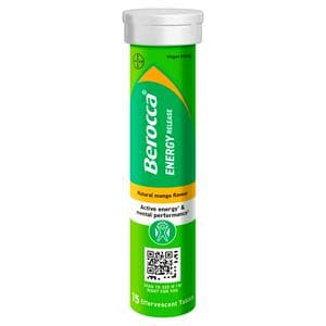 Berocca Mango Energy Vitamin Tablets x15