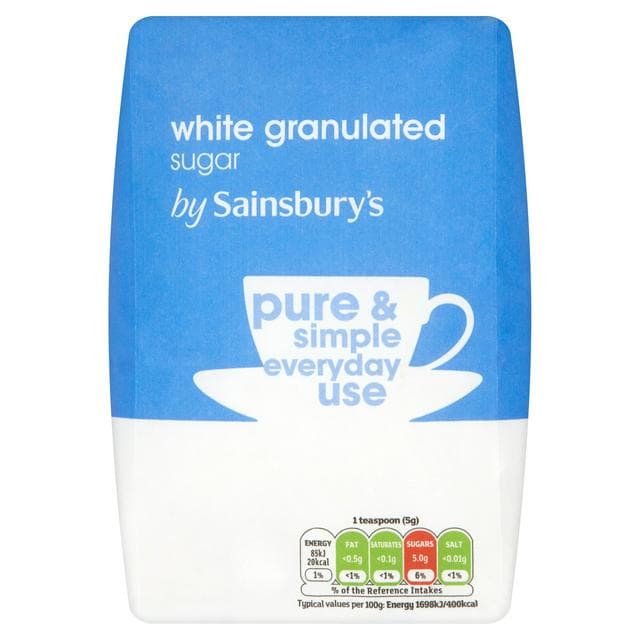Sainsbury's White Granulated Sugar 1kg - gallery image 1