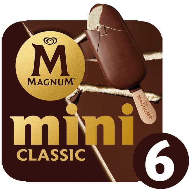 Magnum Mini Classic 6 x 55ml Ice Cream Sticks - gallery image 2