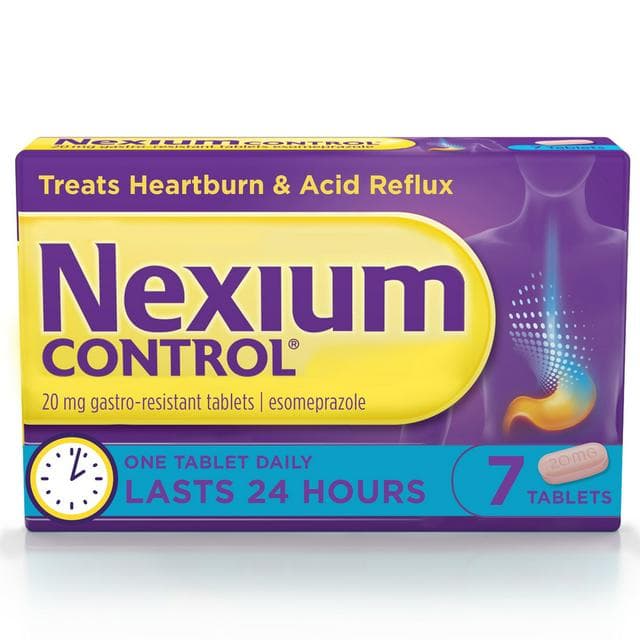 Nexium 7 x Control Heartburn & Acid Reflux Relief Tablets - gallery image 1