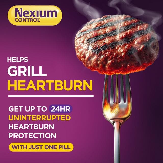 Nexium 14 x Control Heartburn & Acid Reflux Relief Tablets - gallery image 3