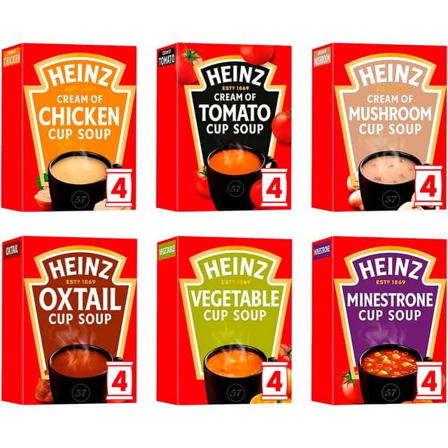 Heinz Cream of Chicken Cup Packet Soup x4 68g - gallery image 3