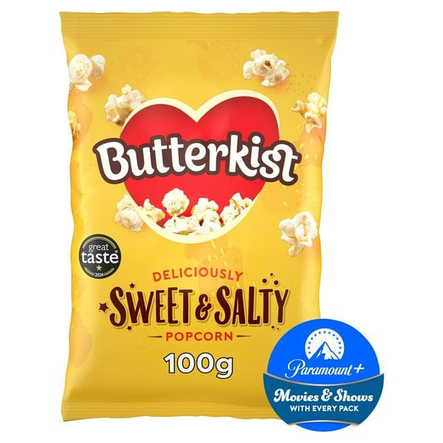Butterkist Popcorn Sweet & Salted 100g - gallery image 1