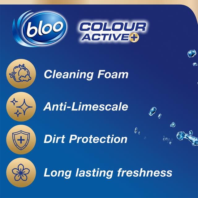 Bloo Colour Active Fresh Flowers Toilet Rim Block 50g - gallery image 2