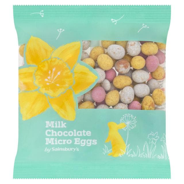 Sainsbury's Milk Chocolate Micro Eggs 100g - gallery image 1