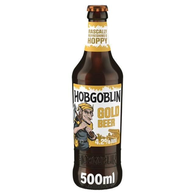 Hobgoblin Gold Ale Beer Bottle 500ml - gallery image 1