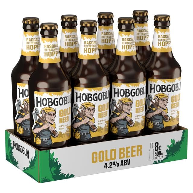 Hobgoblin Gold Ale Beer Bottle 500ml - gallery image 5