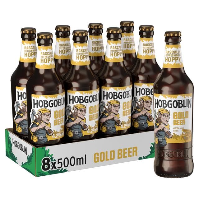 Hobgoblin Gold Ale Beer Bottle 500ml - gallery image 6