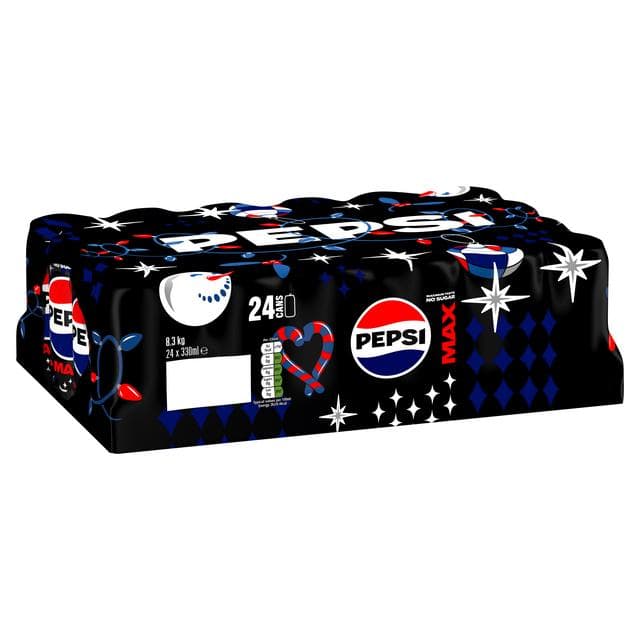 Pepsi Max No Sugar Cola Cans 24x330ml - gallery image 2