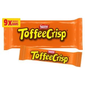 Toffee Crisp Biscuit Bar Multipack x9 279g