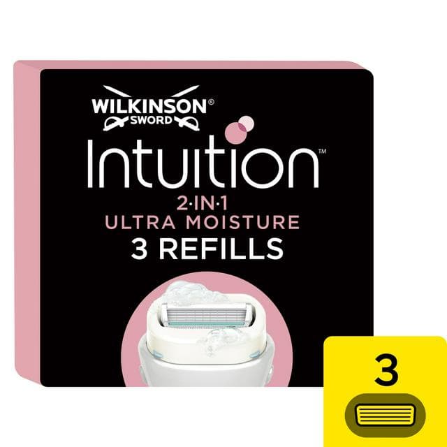 Wilkinson Sword Intuition 2-in-1 Ultra Moisture Razor Blade Refills x3 - gallery image 1