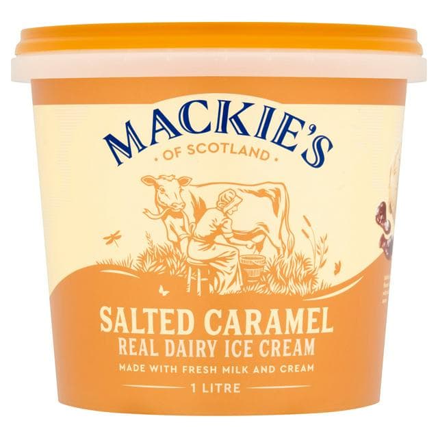Mackie's Indulgent Ice Cream Salted Caramel 1L - gallery image 1