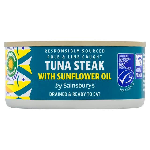 Sainsbury's Tuna Drained & Ready Oil 120g - gallery image 1
