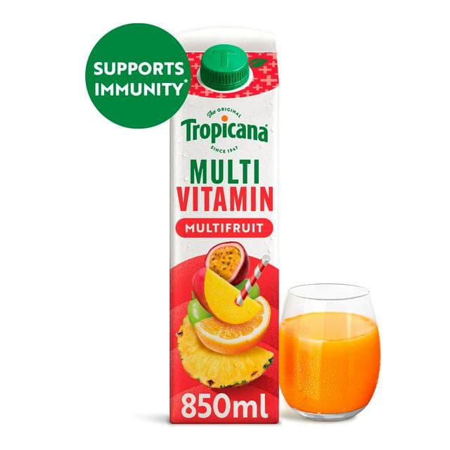 Tropicana Multivitamin Multifruit Fruit Juice 850ml - gallery image 1