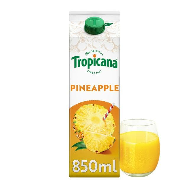 Tropicana Pineapple Fruit Juice 850ml - gallery image 1