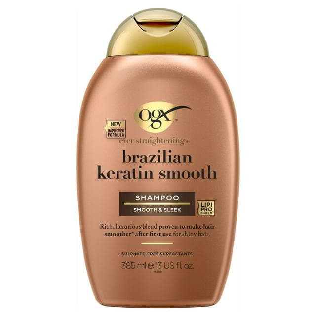 OGX Brazilian Keratin Smooth Shampoo for Dry Hair 385ml - gallery image 1