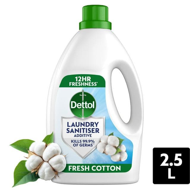 Dettol Antibacterial Laundry Cleanser Cotton Breeze 2.5L - gallery image 1