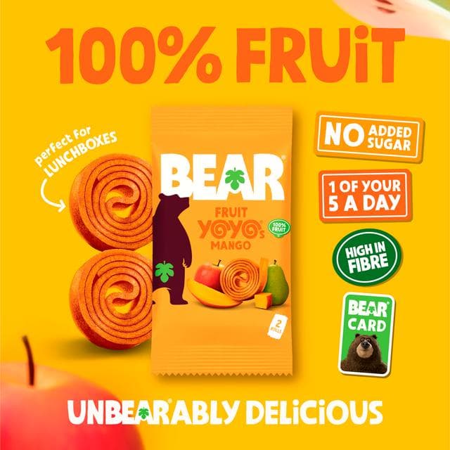BEAR Fruit Yoyos Mango Multipack 5x20g - gallery image 3