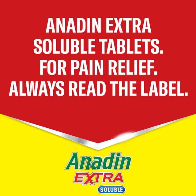 Anadin Extra Soluble Aspirin Paracetamol & Caffeine Tablets x12 - gallery image 6