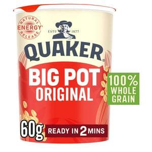 Quaker Oat So Simple Original Porridge Big Pot 60g