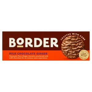 Border Milk Chocolate Ginger 150g