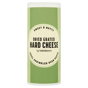 Sainsbury's Dried Grated Hard Cheese 80g