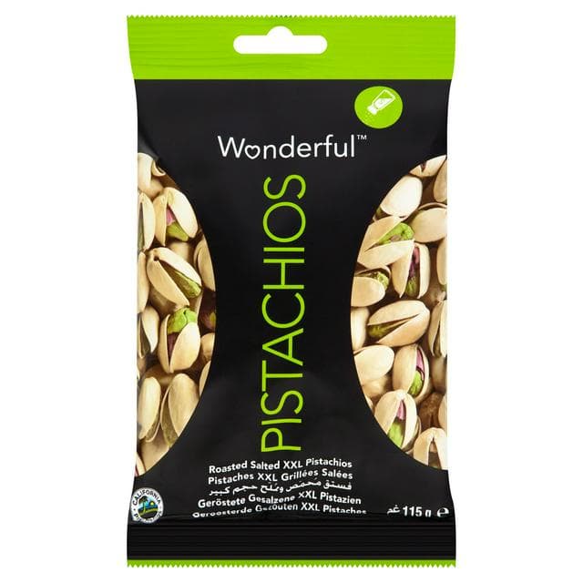 Wonderful Roasted Salted XXL Pistachios 115g - gallery image 1