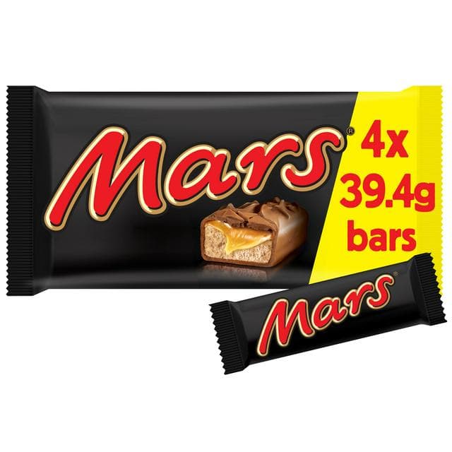 Mars 4 x 40g Caramel, Nougat & Milk Multipack Chocolate Bars - gallery image 1